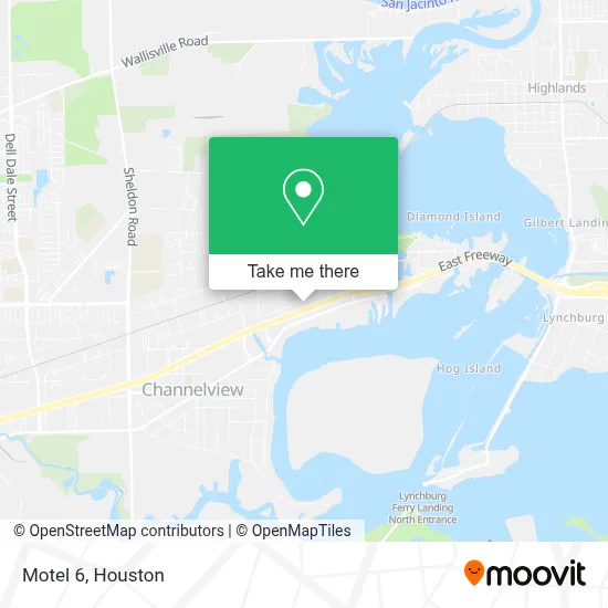 Motel 6 map