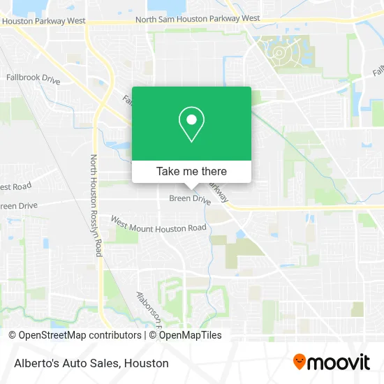 Alberto's Auto Sales map
