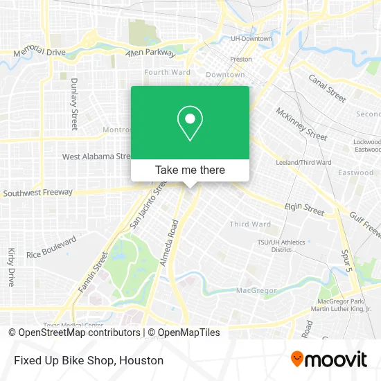 Fixed Up Bike Shop map