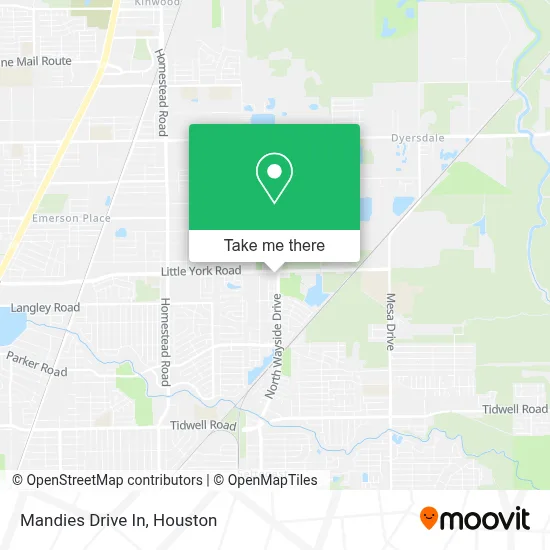 Mandies Drive In map