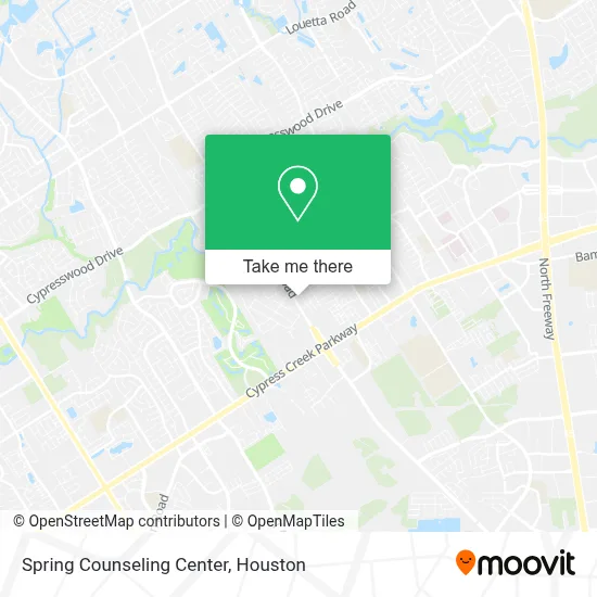 Spring Counseling Center map