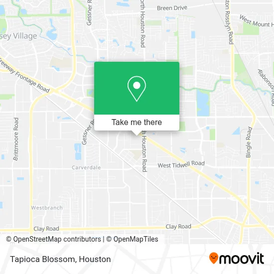 Tapioca Blossom map