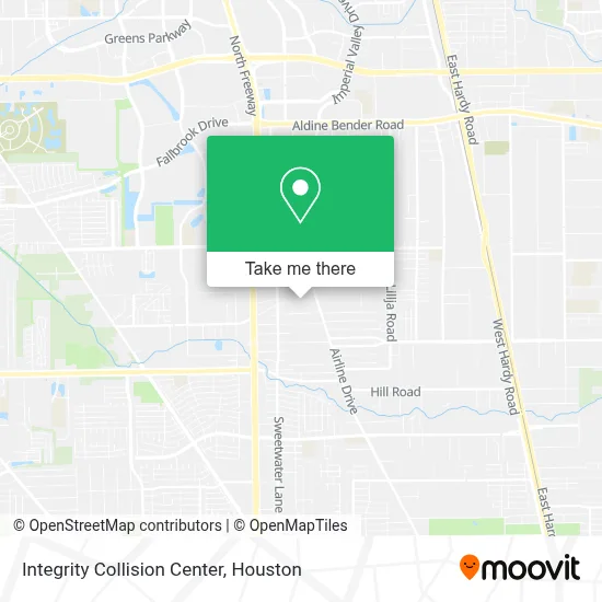 Integrity Collision Center map