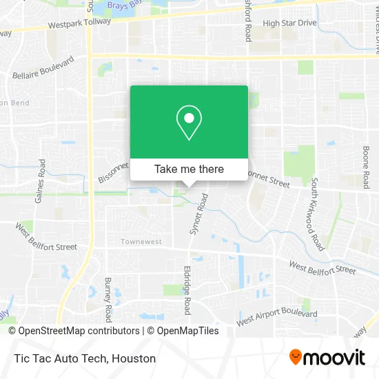Tic Tac Auto Tech map