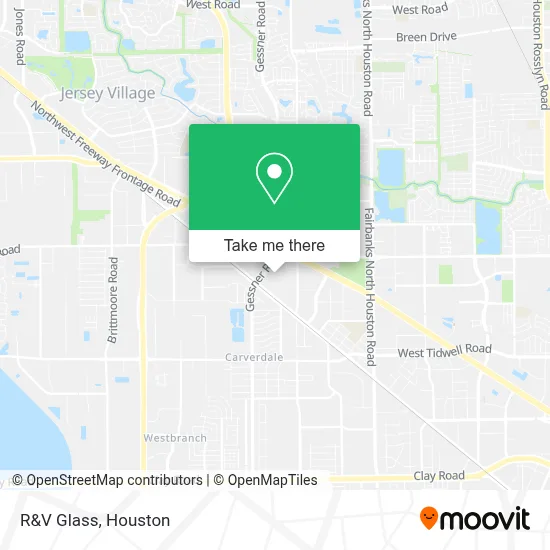 R&V Glass map
