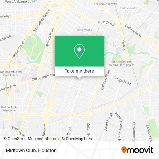 Midtown Club map