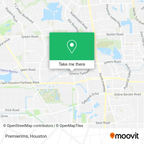 Premierims map