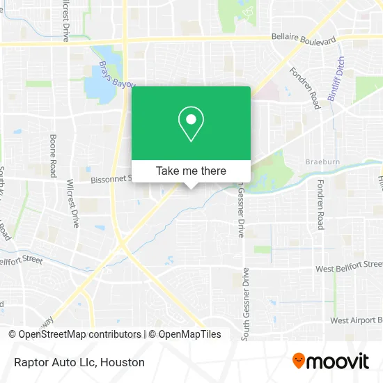 Mapa de Raptor Auto Llc