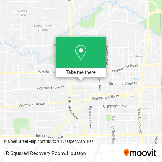 Mapa de R-Squared Recovery Room