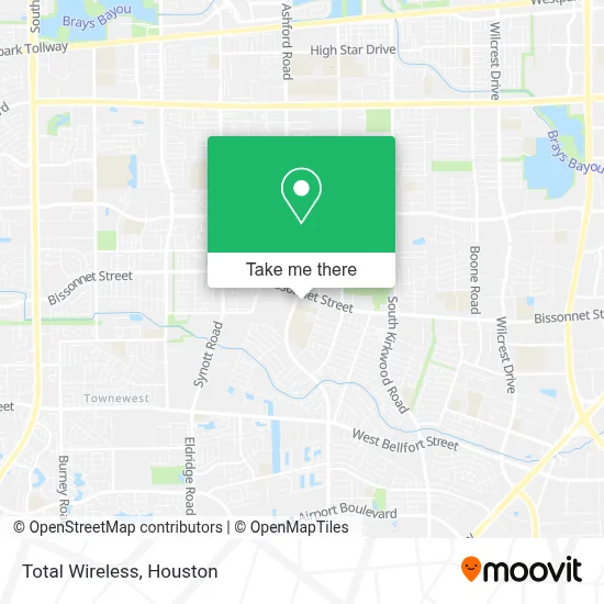 Total Wireless map