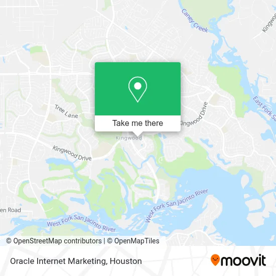 Oracle Internet Marketing map