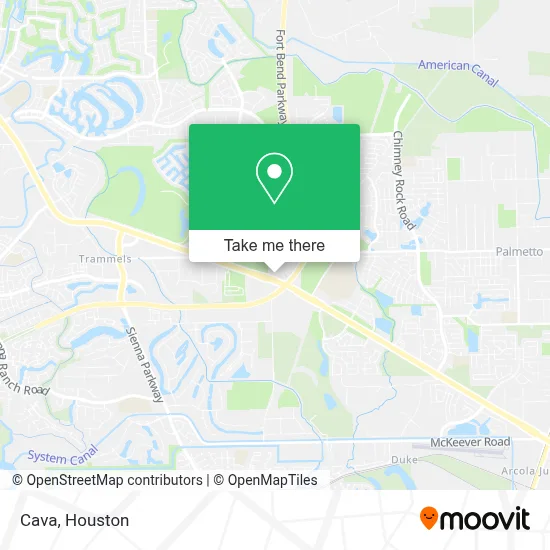Cava map