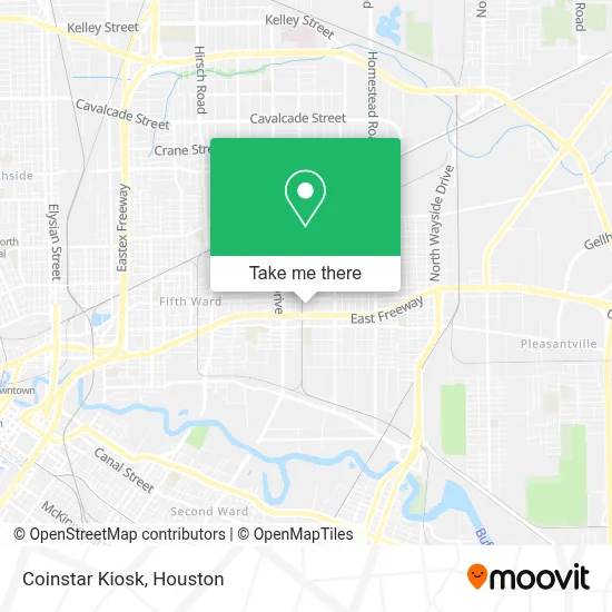 Coinstar Kiosk map