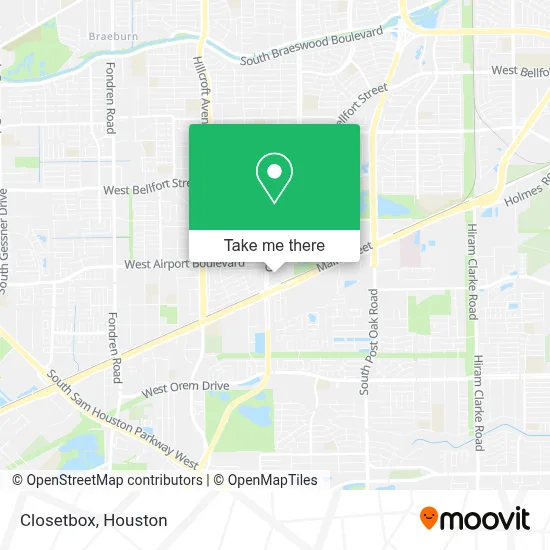 Closetbox map