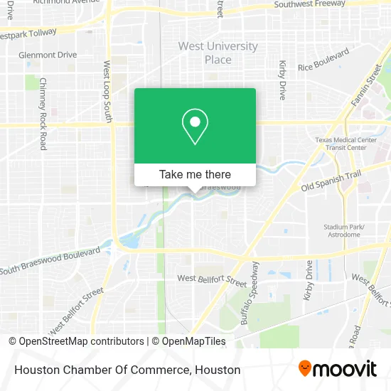 Houston Chamber Of Commerce map