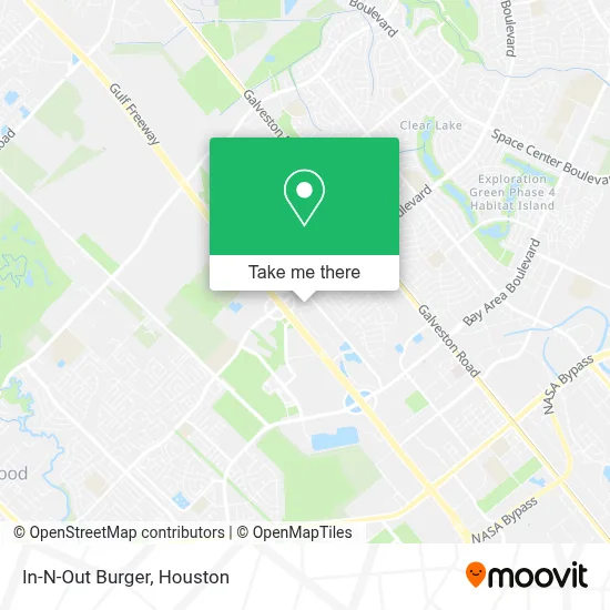 In-N-Out Burger map