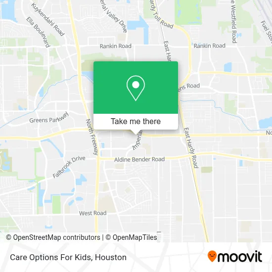 Care Options For Kids map