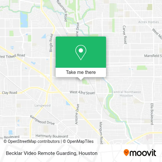 Becklar Video Remote Guarding map