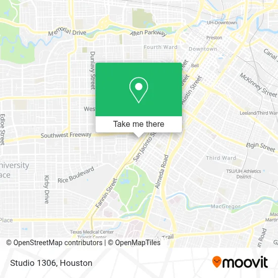 Studio 1306 map
