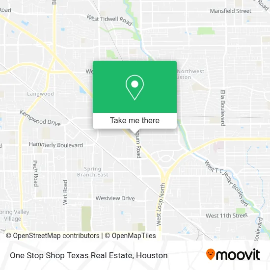 One Stop Shop Texas Real Estate map