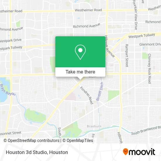 Houston 3d Studio map