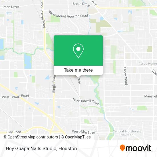 Hey Guapa Nails Studio map