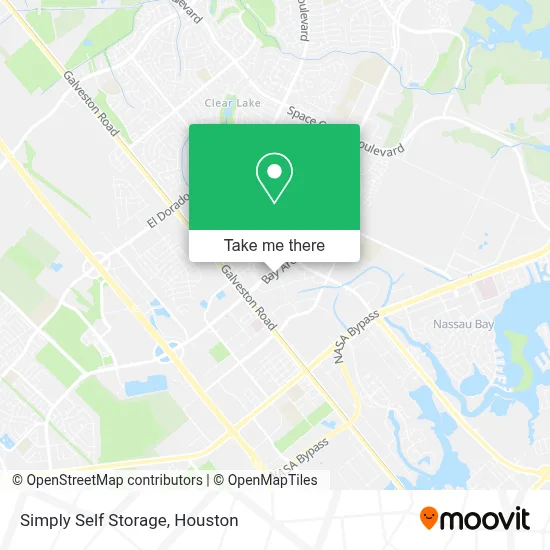 Simply Self Storage map
