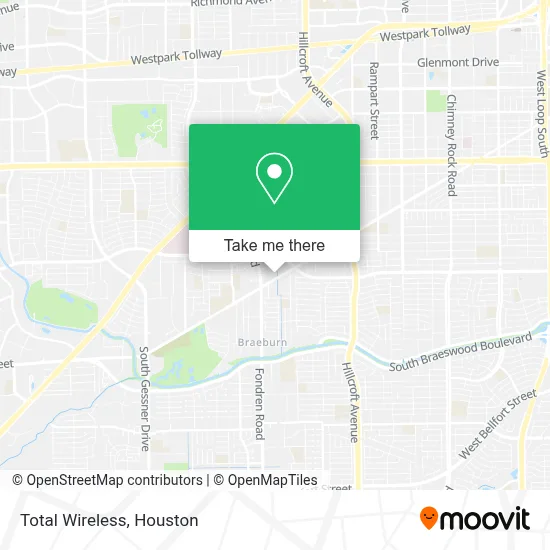 Total Wireless map