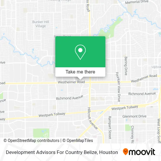 Development Advisors For Country Belize map
