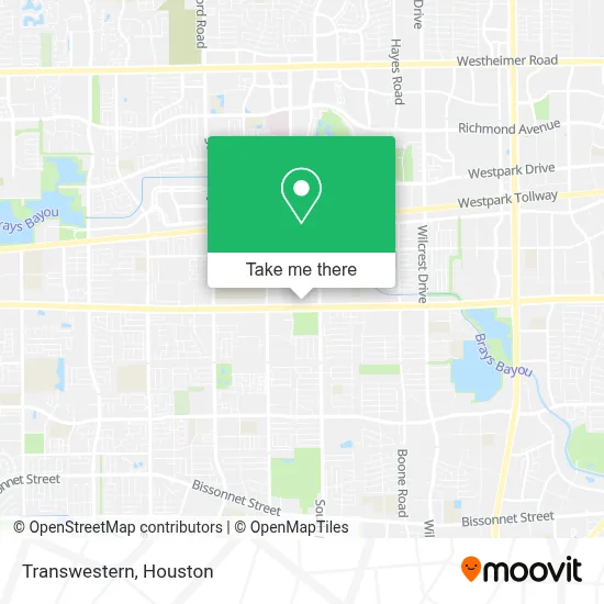 Transwestern map