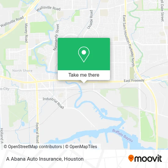 A Abana Auto Insurance map