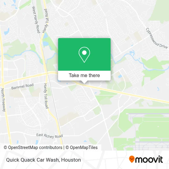 Quick Quack Car Wash map
