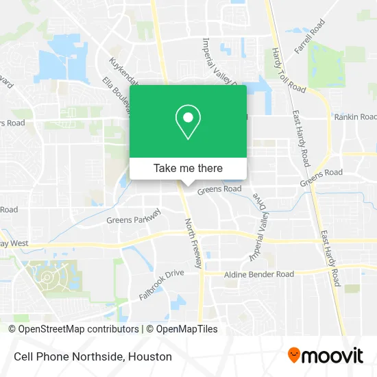 Cell Phone Northside map