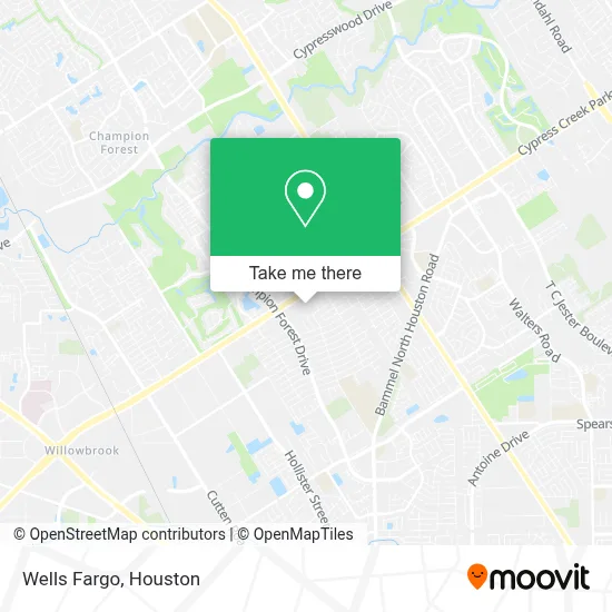 Wells Fargo map