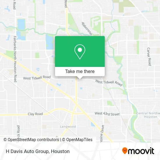 H Davis Auto Group map