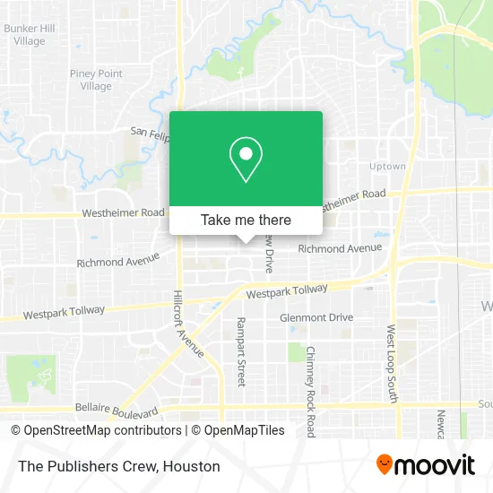 The Publishers Crew map