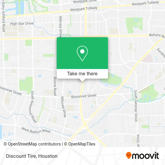 Discount Tire map