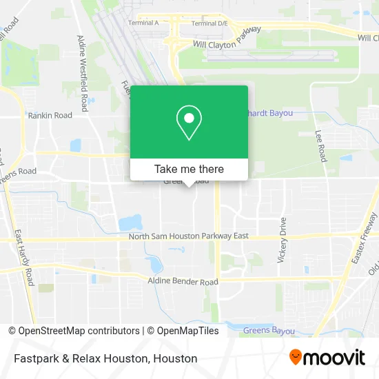 Fastpark & Relax Houston map