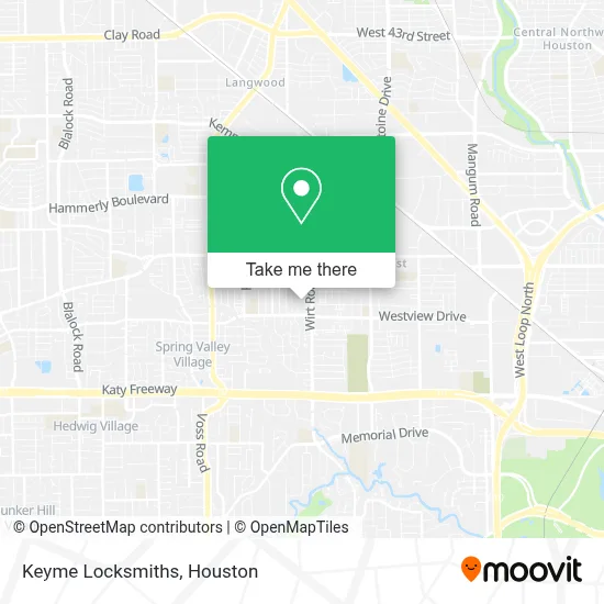 Keyme Locksmiths map