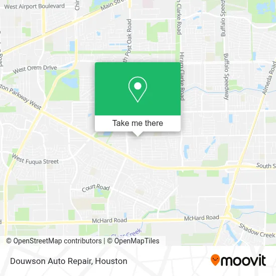 Douwson Auto Repair map