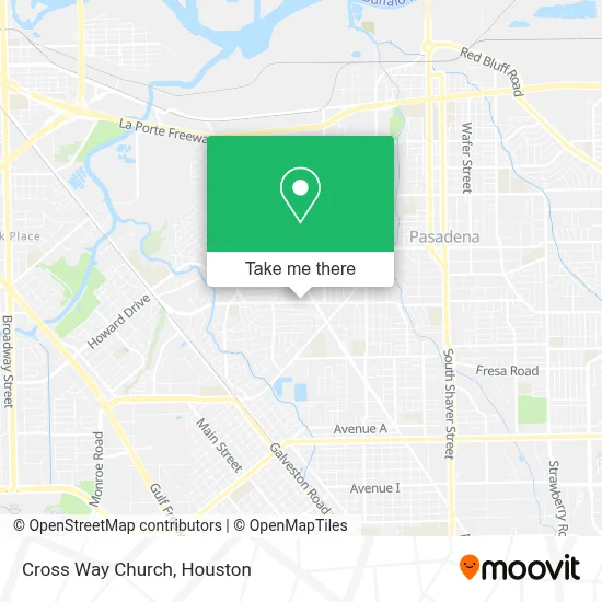 Cross Way Church map