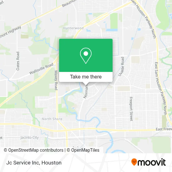 Jc Service Inc map