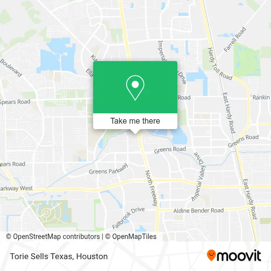 Torie Sells Texas map