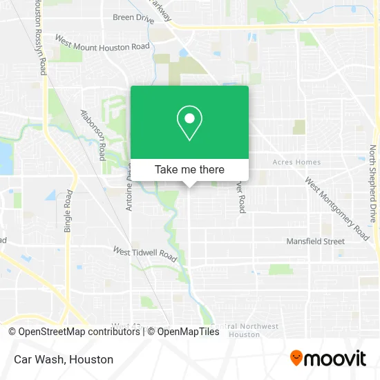 Car Wash map