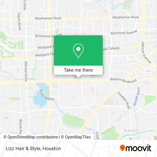 Lizz Hair & Style map