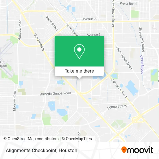 Alignments Checkpoint map