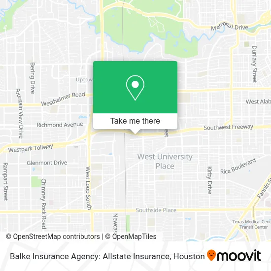 Balke Insurance Agency: Allstate Insurance map