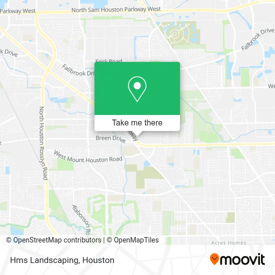 Hms Landscaping map