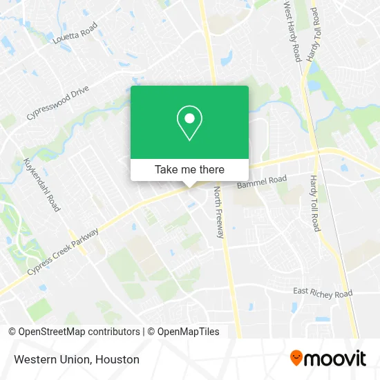Western Union map