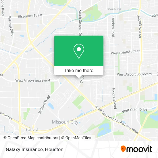 Galaxy Insurance map